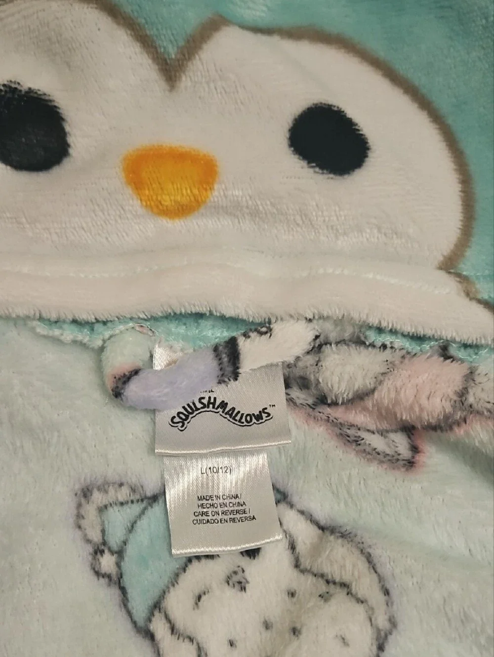Girls' Hooded Fleece Squishmallows Robe